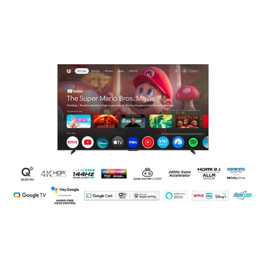 TCL 98C69B QLED 4K 98″ Smart TV 144 Hz con Google TV y HDR10+