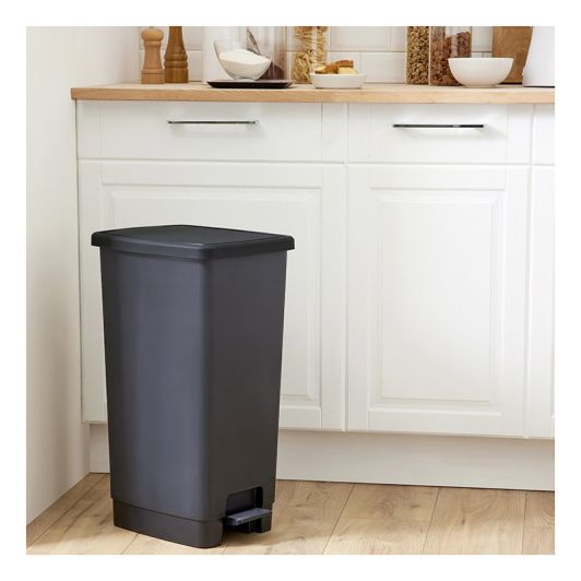 Cubo de basura flat bin 40L negro