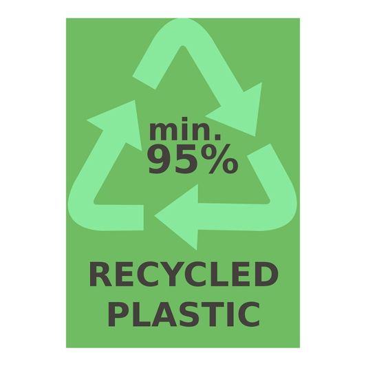 Cubo de basura flat bin 40L negro