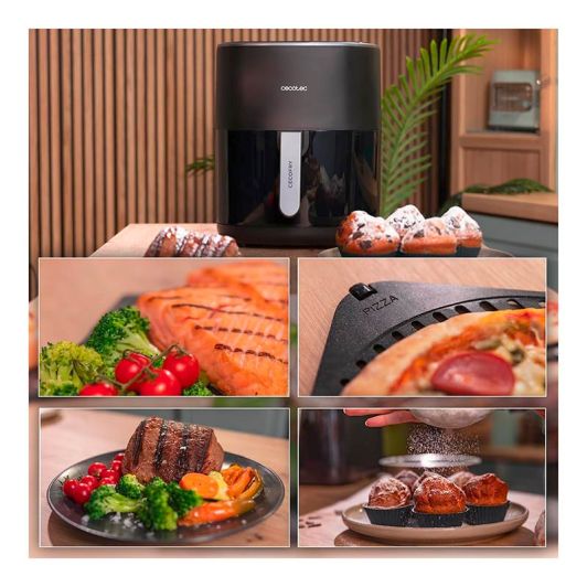 FREIDORA DE AIRE AIRFRY CECOTEC CECOFRY&GRILL DUOHEAT 6500