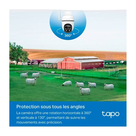 Cámara de vigilancia motorizada TAPO 4G 1080p