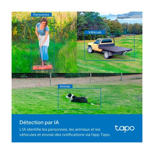 Cámara de vigilancia motorizada TAPO 4G 1080p