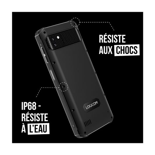 Teléfono Movil LOGICOM Xtrem650 Durci 128Gb Negro