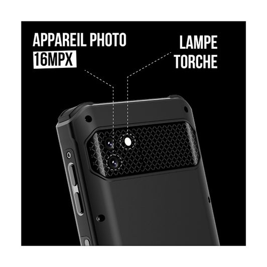 Teléfono Movil LOGICOM Xtrem650 Durci 128Gb Negro