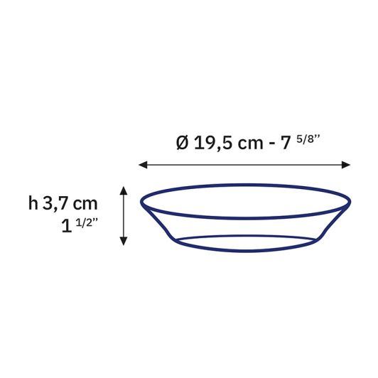 BOL PEQUEÑO DURALEX 19 cm Lys