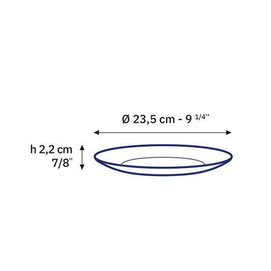 Plato DURALEX 23 cm Lys