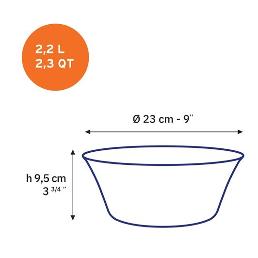 Ensaladera DURALEX 23 cm Ly