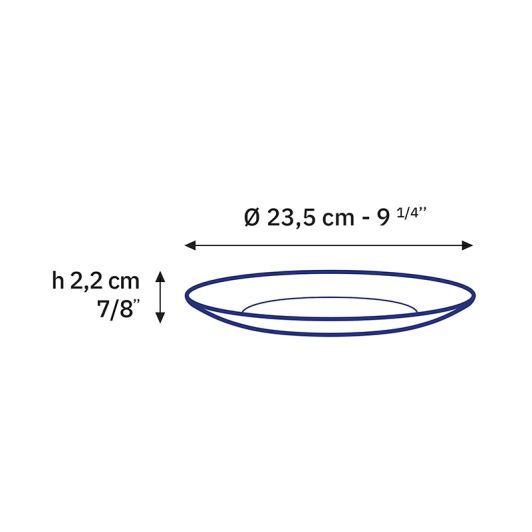 Plato DURALEX 23 cm Lys