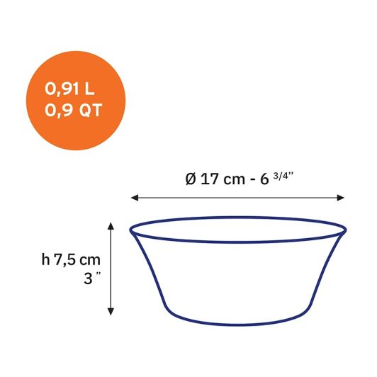 Ensaladera DURALEX 17 cm Lys