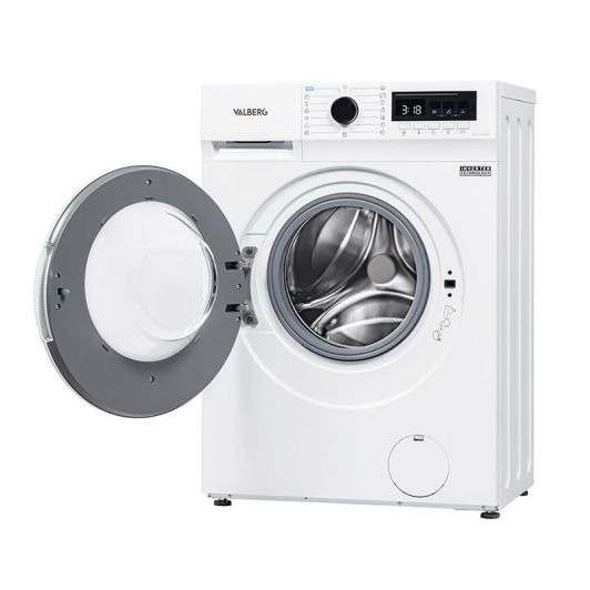 Lavadora 6kg 1200rpm, clase A, VALBERG WF 612 A W566C blanca