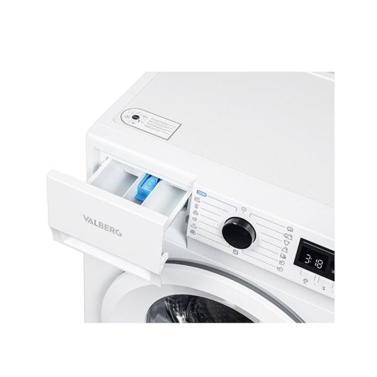 Lavadora 6kg 1200rpm, clase A, VALBERG WF 612 A W566C blanca