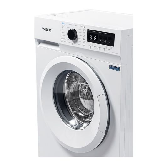 Lavadora 6kg 1200rpm, clase A, VALBERG WF 612 A W566C blanca