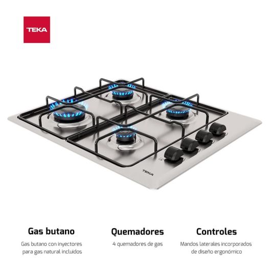 Placa Gas TEKA HLX 640 KL Inox