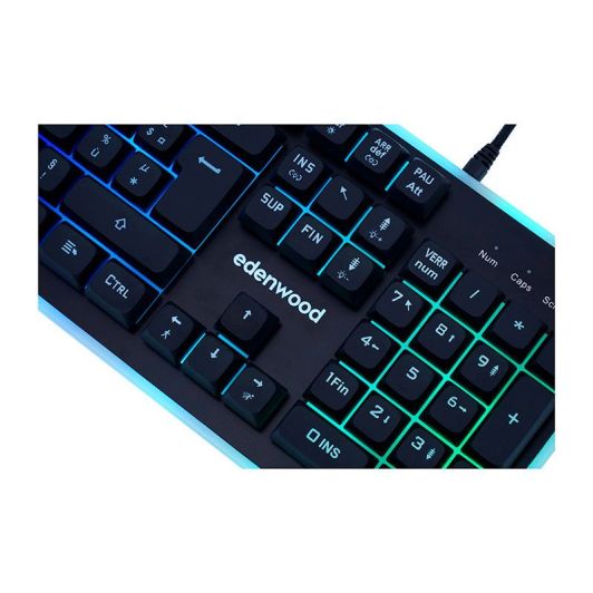 Teclado gaming Español EDENWOOD RGB CF19AG con cable