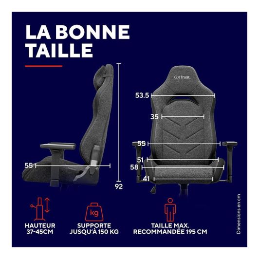 Silla TRUST GAMING Ruya Fabric