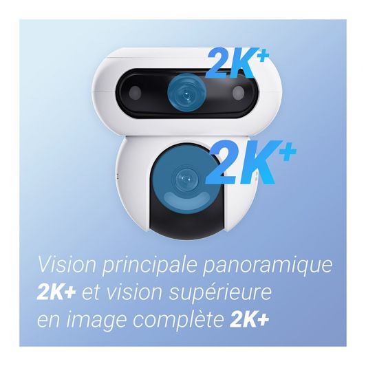 Cámara de vigilancia EZVIZ HB90 de 4 MP y resolución 2K+ con alimentación por batería y panel solar