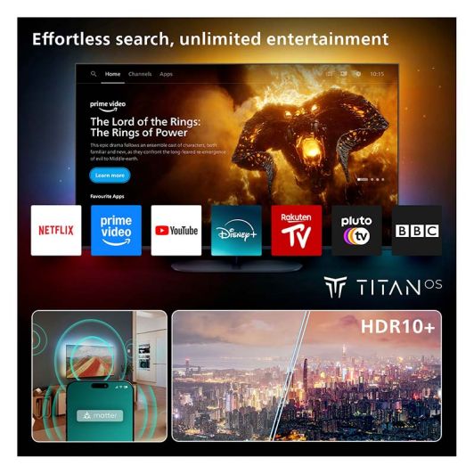 TV QLED PHILIPS 65PUS8400 Ambilight