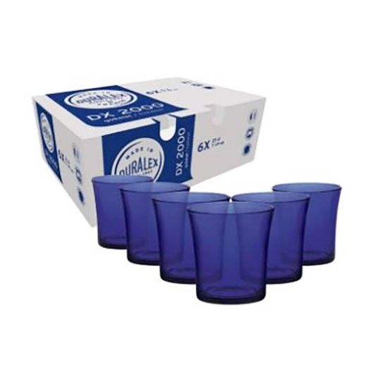 Pack DURALEX 6 vasos Lys 21cl saphir