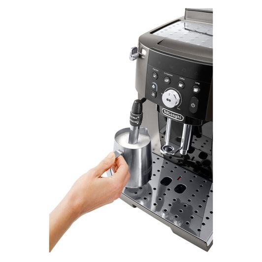 Cafetera Superautomática DELONGHI Exprés con molinillo 1450W Titanium Presión 15Bar ECAM250.33.TB