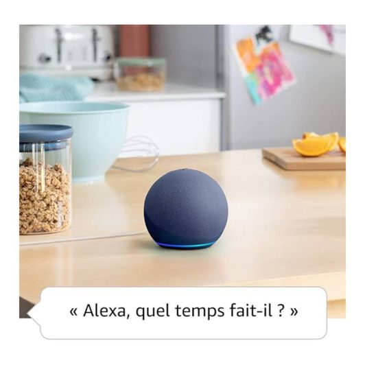 Altavoz inteligente Amazon Echo Dot de 5.ª generación, color negro