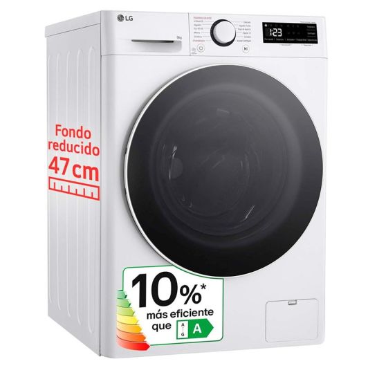 LAVADORA 9kg LG con motor AI Direct Drive F2WR5S09A0W