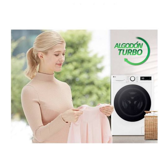 LAVADORA 9kg LG con motor AI Direct Drive F2WR5S09A0W