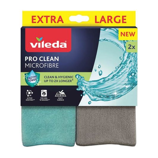 Paño VILEDA PRO CLEAN X2 microfibra