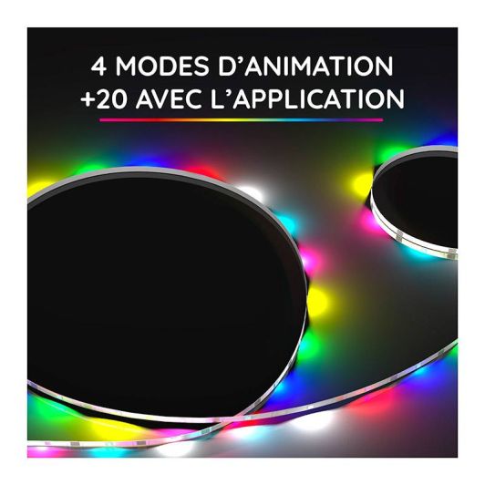 Tira LED conectada R-MUSIC RGB de 3 m