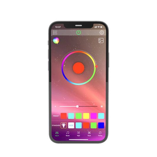 Tira LED RGB neón R-MUSIC de 3 m (conectada)