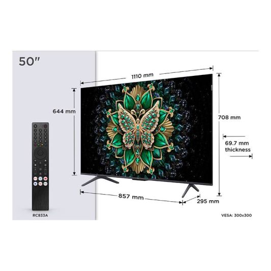 TV MINILED TCL 50MQLED75K 144Hz