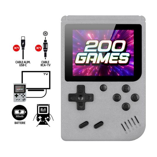 Consola Juegos AMSTRAD GAMEBOX GB200 Gri