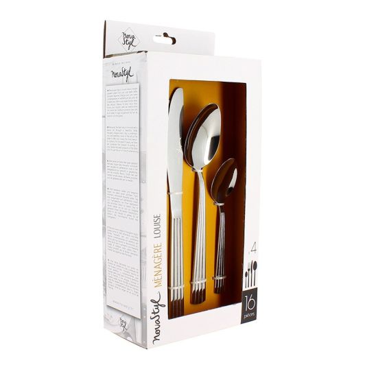 Cuberteria 16pcs inox Louiseino