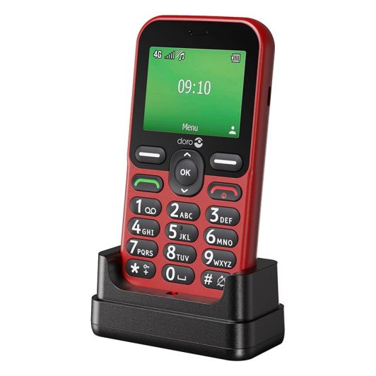 Movil DORO Leva E10s Rojo Senior