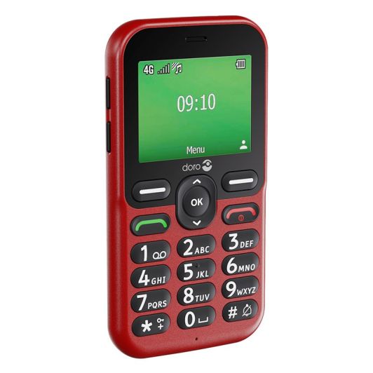 Movil DORO Leva E10s Rojo Senior