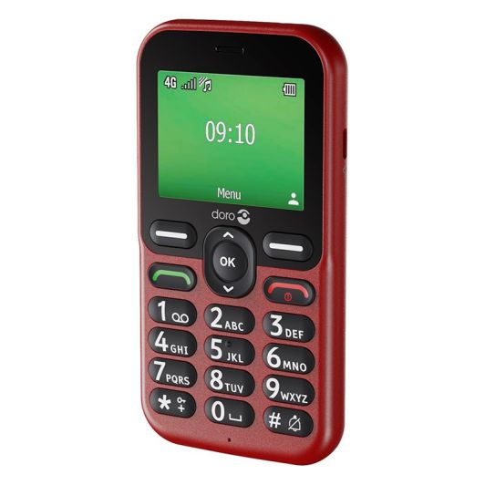 Movil DORO Leva E10s Rojo Senior