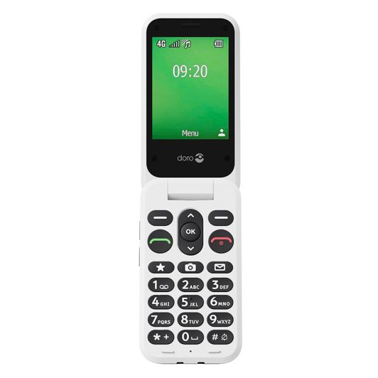 Teléfono Movil DORO Leva 22S Rojo Senior con tapa