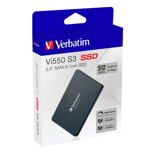SSD interno VERBATIM Sata 512Gb Vi550 S3
