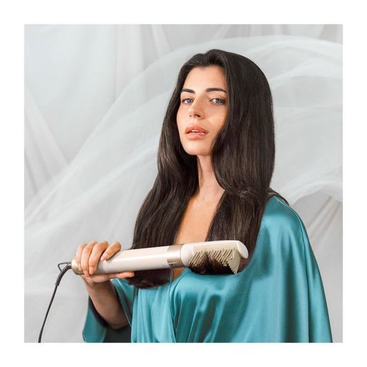 Cecotec Cepillo de Aire Caliente Secador Moldeador Alisador 10 Cabezales Tecnología Coanda CeramicCare 10in1 AirGlam Champagne