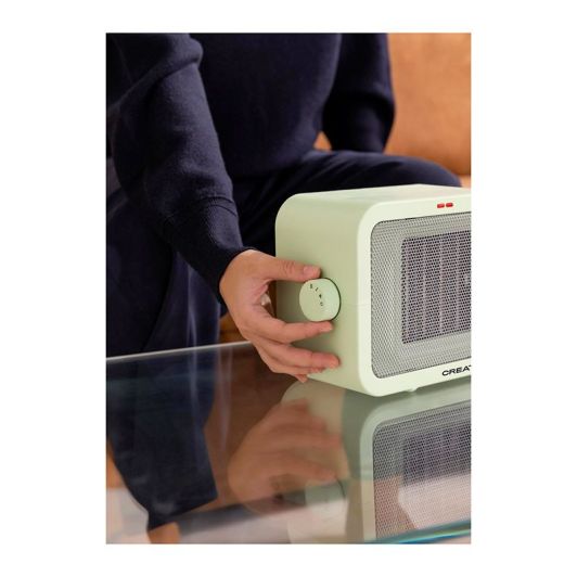 CREATE WARM BOX Calefactor Cerámico Verde/Calefactor Portátil-1500w