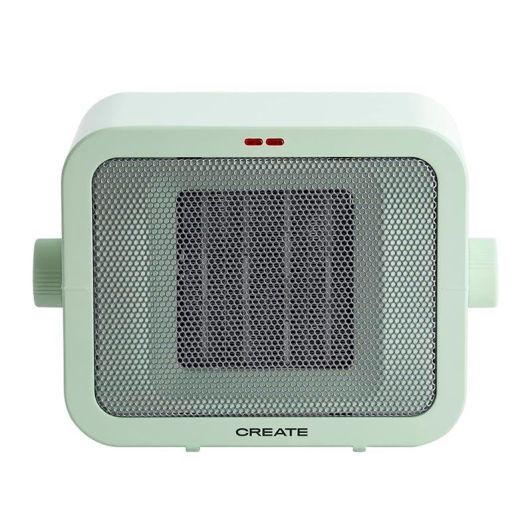 CREATE WARM BOX Calefactor Cerámico Verde/Calefactor Portátil-1500w