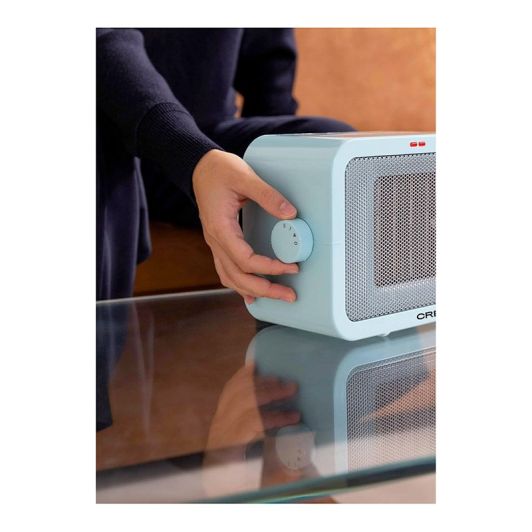 CREATE WARM BOX Calefactor Cerámico Azul/Calefactor Portátil 1500w