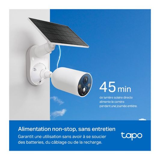 Pack cámara de vigilancia TAPO TC82 KIT 3MP 2K + panel solar