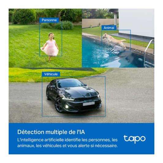 Pack cámara de vigilancia TAPO TC82 KIT 3MP 2K + panel solar