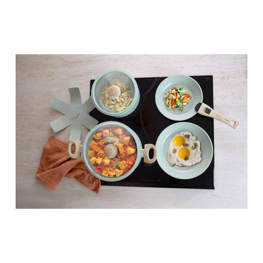 Batería cocina MENASTYL SUPERBALL 8pcs verde menta