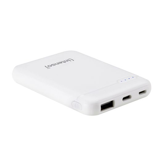Batería de respaldo POWERBANK INTENSO 5000 MaH BLANCO
