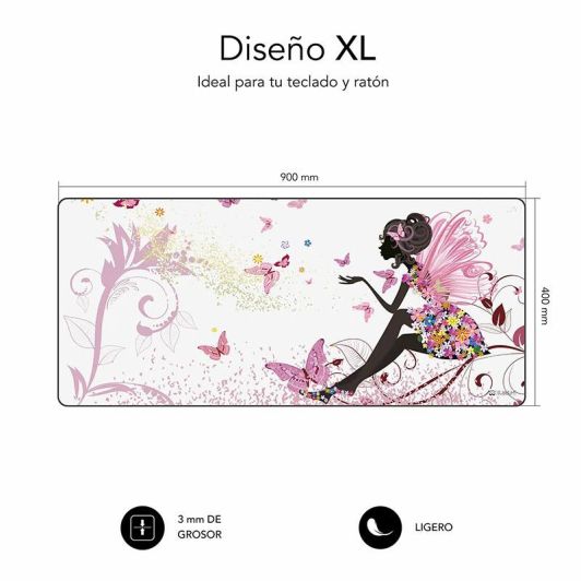 Alfombrilla XL Ratón 90 X 40 Hada SUBBLIM