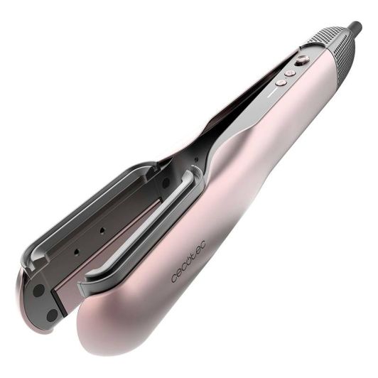 Cecotec Plancha de Pelo con Aire AirLisse 2in1 ForceDry Black.
