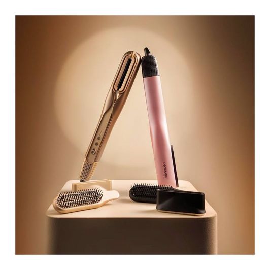 Cecotec Plancha de Pelo con Aire AirLisse 2in1 ForceDry Black.