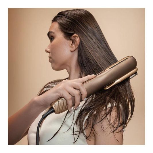 Cecotec Plancha de Pelo con Aire AirLisse 2in1 ForceDry Black.