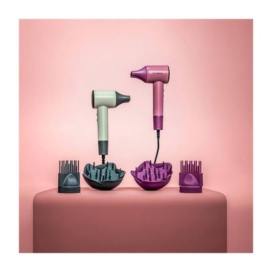 Cecotec Secador de Pelo Compacto y Ligero DryNova 3in1 Mint. 1600W